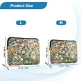 thumbnail image 4 of FORMRS 13-13.3 inch Laptop Sleeve Case Soft Carrying Quilted Computer Bag Cover, Beige Floral Garden, 4 of 7