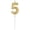 F, variant on Moocorvic Gold Number Birthday Numeral Candles Number Cake Decor for Adults/Kids Party