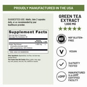 NatureWise Green Tea Extract 1000 mg - Vegan, Non-GMO - 60 Capsules[30-Day Supply]