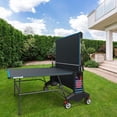 thumbnail image 5 of Kettler Outdoor 6 Table Tennis 4-Player Bundle with Dual Locking System, True Play Back Position, and Wheels for Transport, 5 of 6