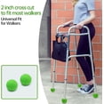 thumbnail image 6 of 4 PCS Precut Walker Tennis Balls for Furniture Legs and Floor Protection, Heavy Duty Long Lasting Felt Pad Glide Coverings (Grey), 6 of 8