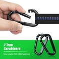 thumbnail image 6 of DZORUN Hammock Straps Heavy Duty Tree Swing Straps with 2 Carabiners Essential Hammock Accessories Camping Hammock Tree Straps, 6 of 7