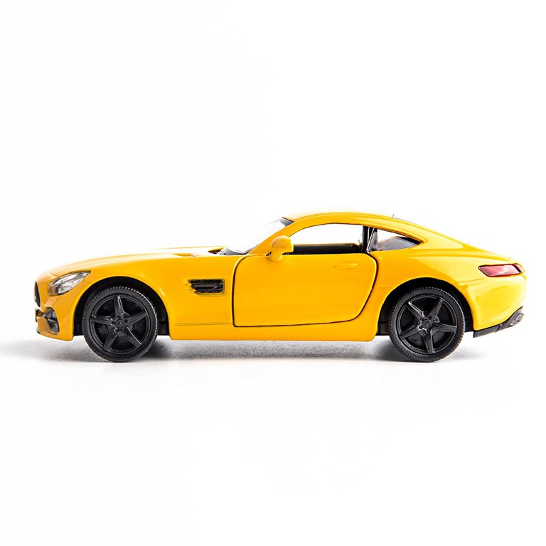 1/36 Scale Mercedes GTS Diecast Car Model – Pull Back Toy Car, Alloy, Doors Open, Gift For Kids