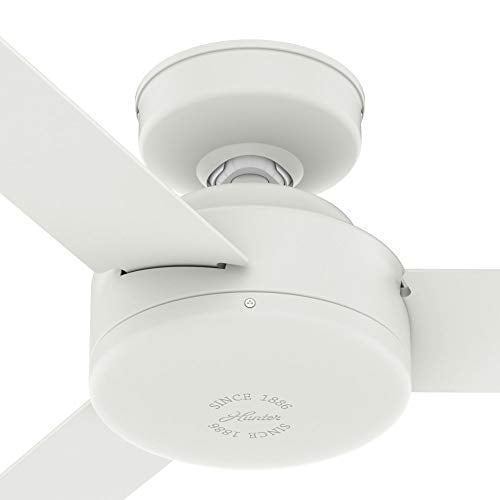Hunter Fan Company 50811 Presto Ceiling Fan, 52, Matte White