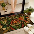 thumbnail image 6 of JML Non-Slip MicrofiberFabric & Rubber Doormat - Soft Entryway Rug for Home/Office (20"x32") - Easy Clean Door Mat for Indoor/Outdoor Use, Dark Floral and Birds, 6 of 6
