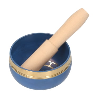 Tibetan Singing Bowl Set Buddha Sound Bowl and Wood Mallet Charka Bowl Meditation Sound Bowl