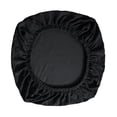 thumbnail image 3 of Funda elástica para asiento de silla Macarena de poliéster negro 38-48cm, 3 of 8