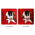 thumbnail image 3 of Cojín de Año Nuevo Lunar Doble Uso para Sofá, Diseño de Animales Tiernos, Tamaño 40x40cm, Incluye Funda y Relleno, Ideal para Celebrar el Año del Buey, 3 of 6