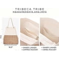 thumbnail image 5 of Large Beach bag for women - travel tote beach bag- women vacation beach bag hat holding beach bag - beach tote, 5 of 5