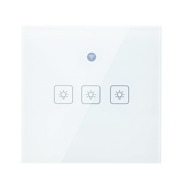 Ewelink Motion Sensor Wifi Smart Wall Switch Compatible with IFTTT// Home/ Siri Voice Control APP/Touch Control Timer 3 Gang Induction Switch