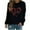 XQRN1-Black, variant on VKOYWKM Women's Heart Print Shirts Valentine's Day T-Shirts Long Sleeve Crew Neck Loose Fit Valentine Tops Romantic Holiday Pullover