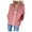 Pink, variant on jsaierl Women's Fashion Full Zipper Hoodies, Solid Loose Fit Comfy Long Sleeve Lightweight Pocket Jacket Coat for Ladies