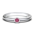 thumbnail image 1 of Classic Bezel Set Birthstone Ring - Ruby (July), 1 of 4