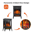 thumbnail image 2 of WAA Electric Fireplace Stove with Adjustable Heat, Realistic 3D Flame Effect, Overheating Protection, 2 of 6