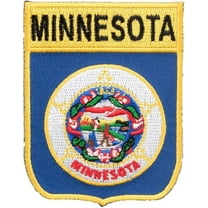 Minnesota State Flag Shield Patch, United States of America Patches