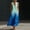 Multicolor8, variant on Kojanyu Women's Summer Sleeveless V-Neck Ruffled Long Dress with Belt 100% Cotton Casual Maxi Dress for Vacation Daily and Special Occasions