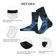 thumbnail image 4 of KLL Celestial Ram Night Sky Print Cool Socks Men's Women's Crew Socks Funny Crazy Novelty Stockings, 4 of 7