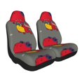 thumbnail image 2 of Naloa Dinosaur Super Hero Cartoon Car Seat Covers 2PCs Front Car Seat Covers Universal fit for Most Cars SUVs and Trucks - 2 PCS, 2 of 5