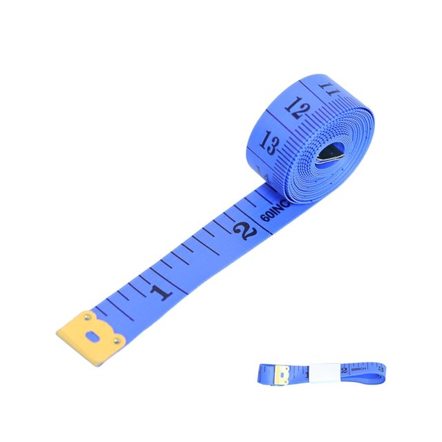 PinesC Soft Measuring Tape for Body and Waist Measure 3 Pcs Dual Scale 60 Inches 150 cm Body Measuring Tape Ruler Measurement Tape Fabric Tape Measure For Weight Losing, Sewing Tailo