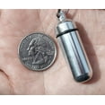 thumbnail image 4 of Companion Set of TWO Pet Cremation Urn Keychain Keepsake with Large Silver Paws - Includes Velvet Pouch &amp; Fill Kit, 4 of 4