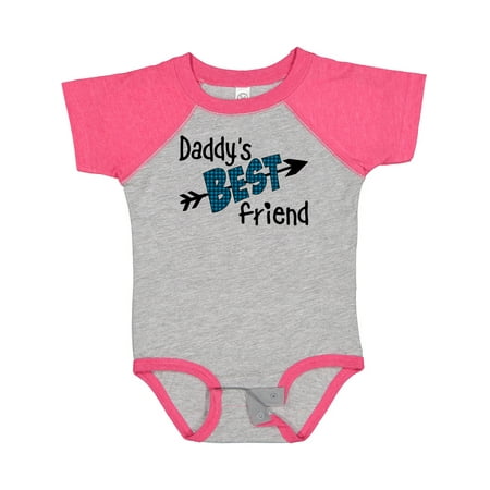 

Inktastic Daddy s Best Friend- Arrow and Plaid Letters Gift Baby Boy or Baby Girl Bodysuit