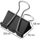 thumbnail image 4 of 48Pcs 1.25 Inch Binder Clips Medium Binder Paper Clip for Home, School and Office Supplies, Black, 4 of 5