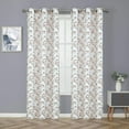 thumbnail image 5 of Kate Aurora Shabby Chic 2 Pack Cherry Blossom Grommet Top Room Darkening Curtains - Assorted Colors, 5 of 5