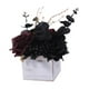 thumbnail image 3 of Flores artificiales de Halloween en caja de madera, flores decorativas. Rojo oscuro, 3 of 9