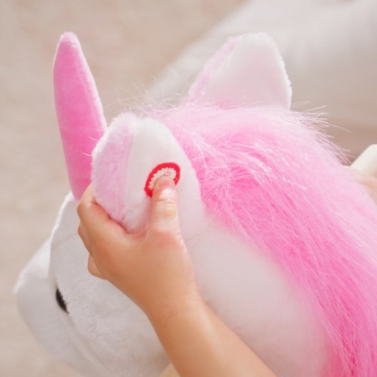 Qaba Kids Rocking Horse Unicorn Chair with Lullaby photo 8