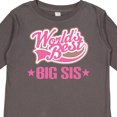 thumbnail image 4 of Inktastic Sister Worlds Best Big Sis Girls Long Sleeve Toddler T-Shirt, 4 of 5