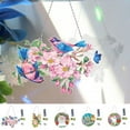 thumbnail image 2 of Boc 1 Set  Painting Pendant Beautiful Flower Bird Pattern DIY Craft Ornament for Home Office Decoration, 2 of 10