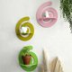 thumbnail image 4 of Wooden Wall Shelves Colorful Display Stand Art Wall, 4 of 5