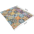 thumbnail image 2 of Multicolor Ethnic Floral Pattern Blanket,Comfortable Soft Lamb Wool Throw Blanket,All Season,Warm Lightweight Blankets for Sofa Bed Couch Living Room Chair,50"x60", 2 of 4