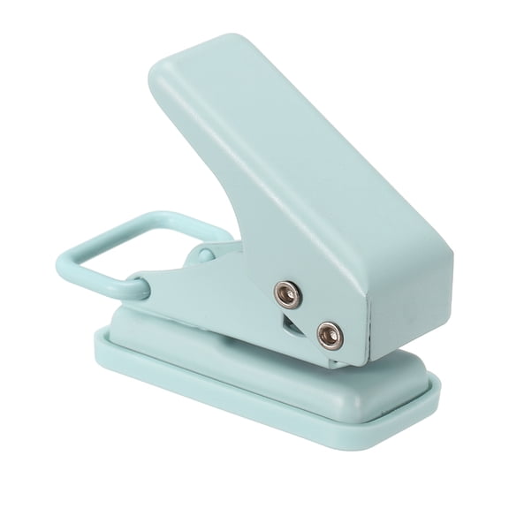 1/4" Single Hole Punch, Handheld Heavy Duty Hole Puncher Style 1, Blue