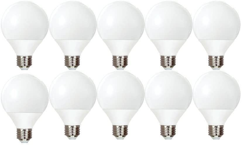 GE Lighting Energy Smart CFL 11-Watt 40-watt replacement 10 Bulbs 500-Lumen G25 Light Bulb with Medium Base 