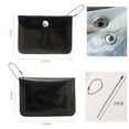 thumbnail image 2 of Transparent Simple Photo Organizer Waterproof Key ring Card Storage Bag Small Wallet Keychain Photo Card Holder Coin purse 06, 2 of 8