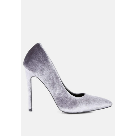 Janessa Velvet Stiletto Heel Pumps