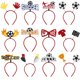 thumbnail image 2 of Diadema de fútbol nueva 2024, suministros de decoración para fiestas con temática de fútbol de la Copa de Europa, accesorios para animar a los fanáticos, 2 of 6