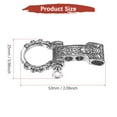 thumbnail image 3 of Uxcell Pulsera de Paracord con Hebilla de Grillete [5PCS] - Hebilla de Metal Ajustable con Patrón de Lazo para Pulseras Cinturón [Plata-Cabeza Plana], 3 of 6