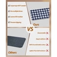 thumbnail image 3 of Stair Treads for Wooden Steps, Navy Blue Check Peel and Stick Stair Treads with Reusable Adhesive, Farmhouse Buffalo Plaid Blue Non Slip Indoor Stairs Runner Rugs Mats for Elders Dogs 8"x30" 7PCS, 3 of 7
