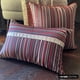 thumbnail image 5 of Funda de almohada lumbar roja de 30 x 60 cm (12 x 24 pulgadas), diseño rectangular con patchwork de jacquard y cristales, estilo moderno con estampado de rayas - Jimmy James, 5 of 8
