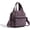 Lilac, variant on Women's Cute Handbag Purse Small Canvas Pouch Cosmetic Shoulder Bags Crossbody Mini Boho Messenger Bag