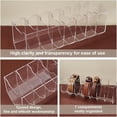 thumbnail image 4 of Organizador de cinturones, estuche acrílico con 7 compartimentos, soporte para cinturones, vitrina transparente, 4 of 6