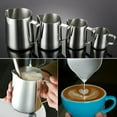 thumbnail image 2 of ACDANC 2026 New 150Ml 350Ml 1000Ml Stainless Steel Milk Jug Frother Coffee Latte Cup Pitcher,Perfect for Espresso Machines,Milk Coffee Frothers,Latte Art for Home,Kitchen,Cafe,Office, 2 of 4