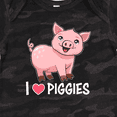 thumbnail image 4 of Inktastic I Love Piggies- cute pig Boys or Girls Baby Bodysuit, 4 of 5