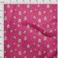 thumbnail image 4 of oneOone Viscose Chiffon Magenta Fabric Kawai Sewing Craft Projects Fabric Prints By Yard 42 Inch Wide, 4 of 5