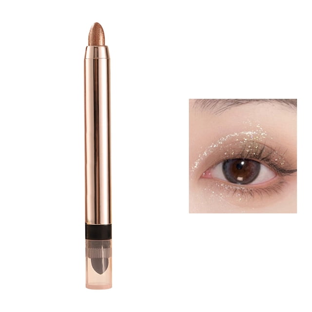 SIfdSeng Lazy Double Head High Light Eye Shadow Pen Pearl Light Fine Flash Face and Eye Shadow Stick Eye Shadow Sticks