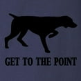 thumbnail image 3 of CafePress - GET TO THE POINT Long Sleeve T Shirt - Long Sleeve Dark T-Shirt, 3 of 4