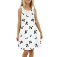 thumbnail image 5 of Girls Dresses Bow Knot Beach Swim Cover Up Summer Sleeveless Tank Es Clothes, 5 of 5