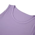 thumbnail image 6 of Duoif Womens Tank Tops, Wrap Camisole Vest, Cotton Round Neck Layering Top Womens Shirts Purple XL, 6 of 9